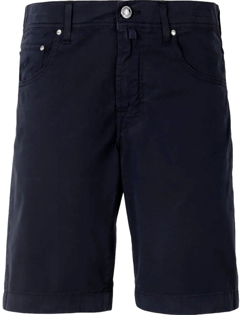 Jacob Cohën Bermudas Nicolás en gabardina de algodón elástico azul marino