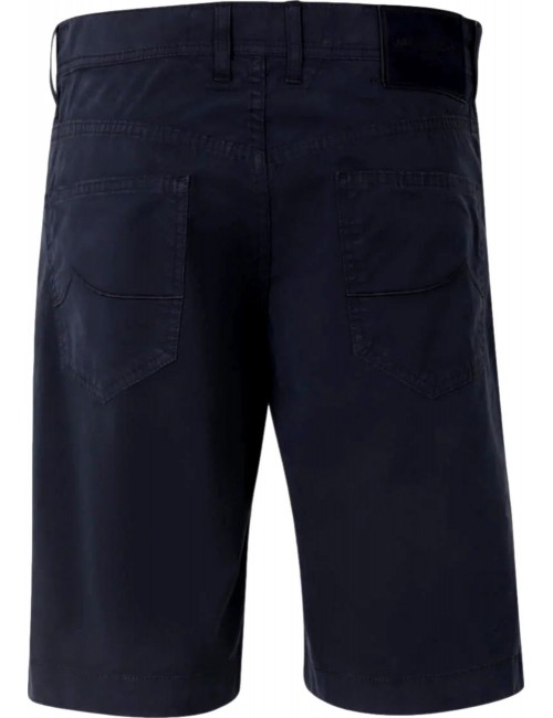 Jacob Cohën Bermudas Nicolás en gabardina de algodón elástico azul marino