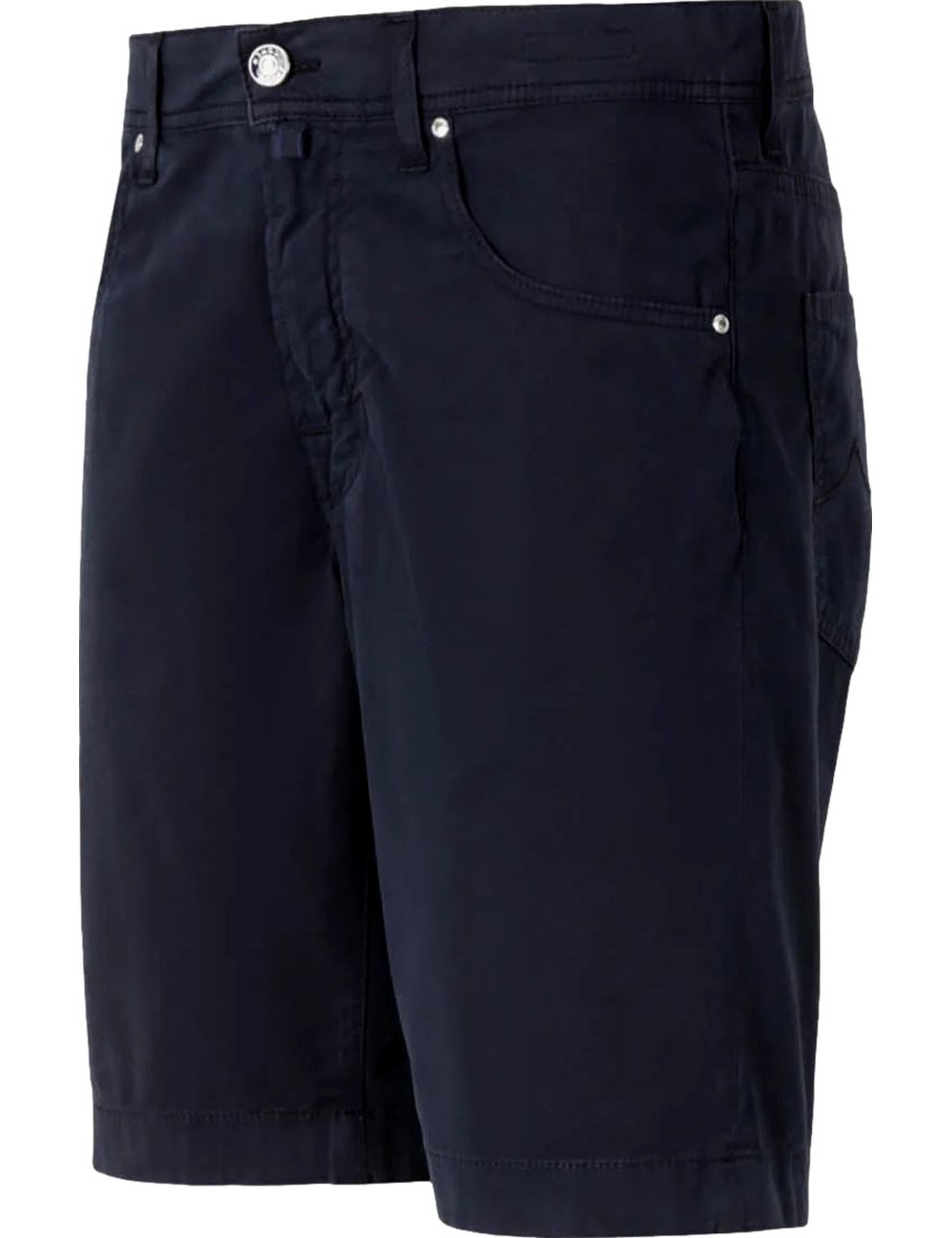 Jacob Cohën Bermudas Nicolás en gabardina de algodón elástico azul marino