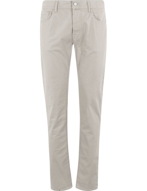 Jacob Cohën gabardina algodón gris claro | Almirante Seis tienda