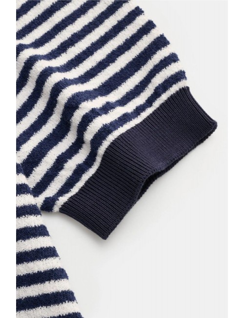 FILIPPO DE LAURENTIIS T-shirt rayas azul y blanco