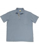 BOB polo azul jeans con bolsillo en tejido camiseta