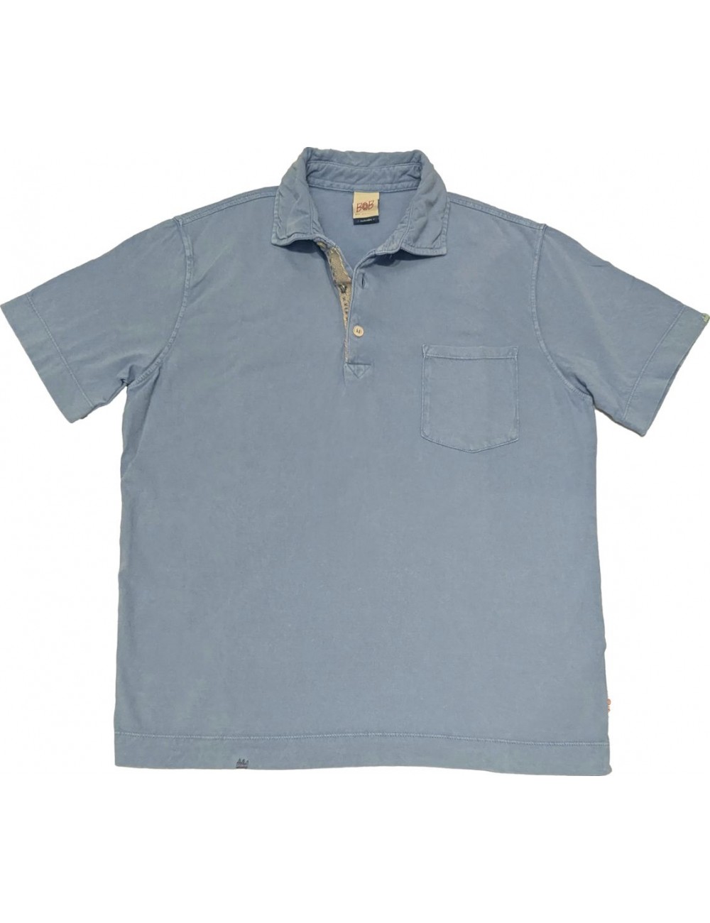 BOB polo azul marino con bolsillo en tejido camiseta | Ego Madrid
