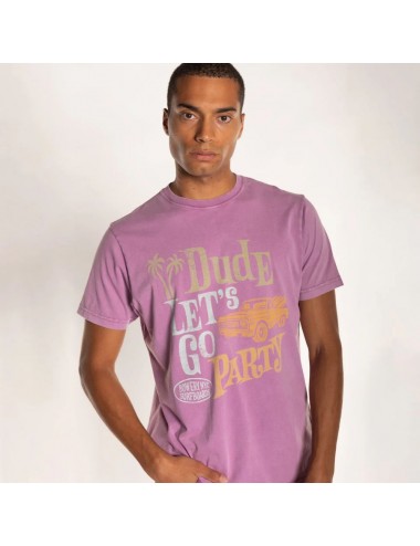 Camiseta manga corta Dude acid orchid 2