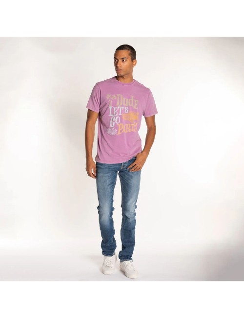 Camiseta manga corta Dude acid orchid