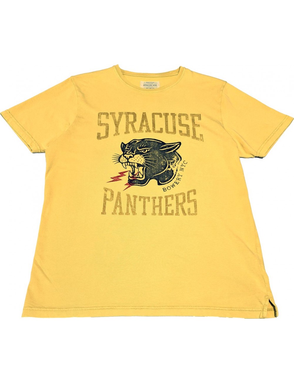 Camiseta manga corta Panthers amarillo mostaza
