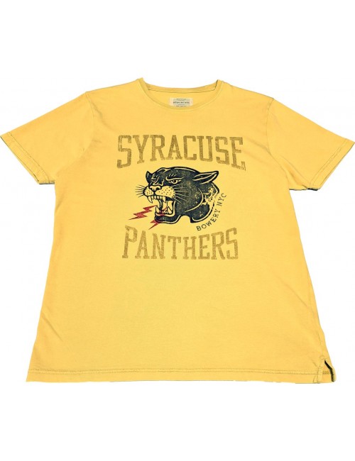 Camiseta manga corta Panthers amarillo mostaza