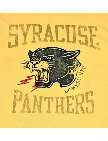 Camiseta manga corta Panthers amarillo mostaza 2