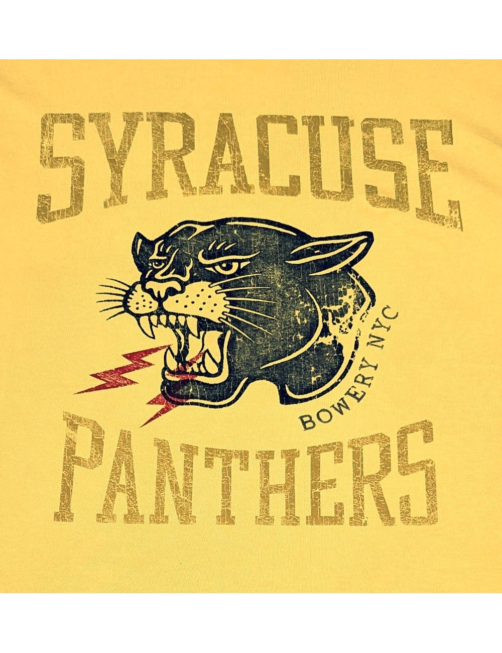 Camiseta manga corta Panthers amarillo mostaza