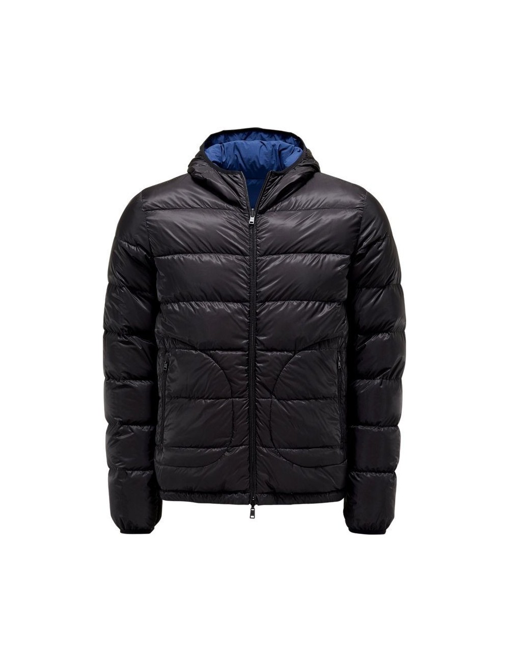Cazadora reversible Herno azul en tejido ripstop en Almirante Seis
