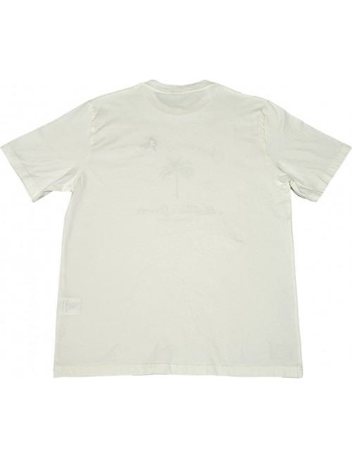 Camiseta blanca manga corta Football