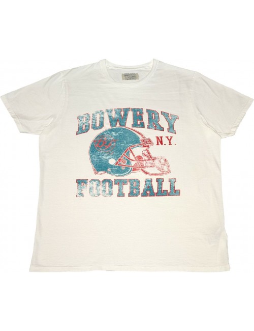 Camiseta blanca manga corta Football