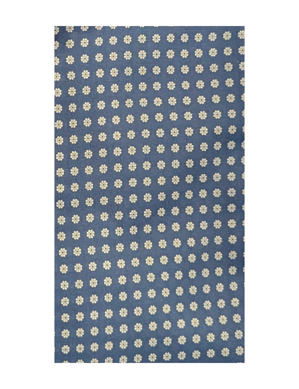 Camisa Fedeli sean panamino estampado fondo jeans flores balncas | Ego