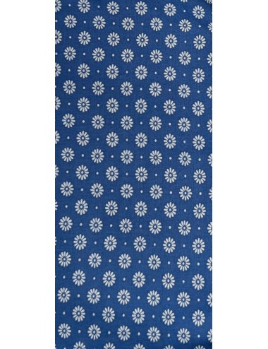 Fedeli camisa Sean Panamino estampado margarita sobre fondo azul 2