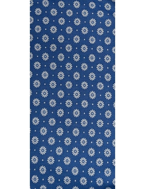 Fedeli camisa Sean Panamino estampado margarita sobre fondo azul
