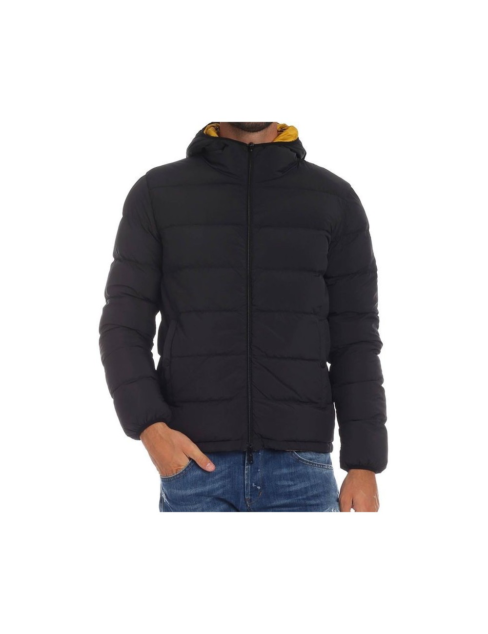 Cazadora reversible Herno verde en tejido ripstop en Almirante Seis