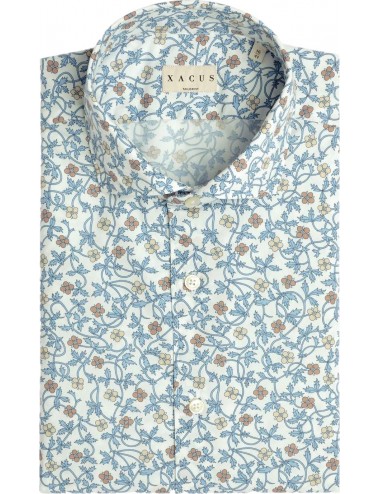 XACUS Camisa estampada floral de popelin | Almirante Seis Madrid