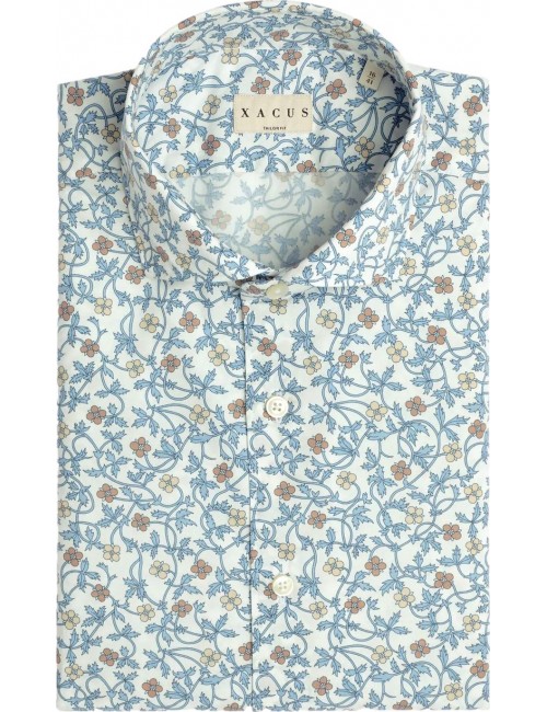 XACUS Camisa estampada floral de popelin | Almirante Seis Madrid