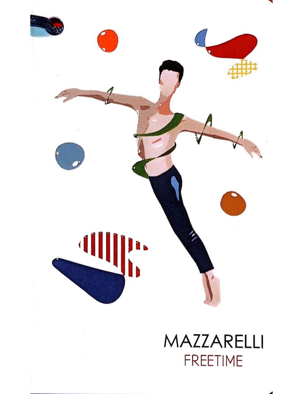 Mazzarelli camisa Freetime con microestampado rojo y blanco