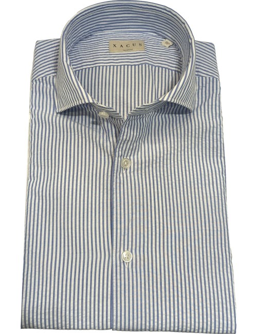 Xacus camisa manga larga rayas azules