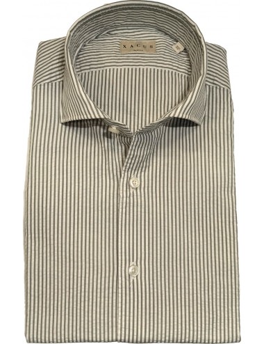 Xacus camisa manga larga rayas verdes