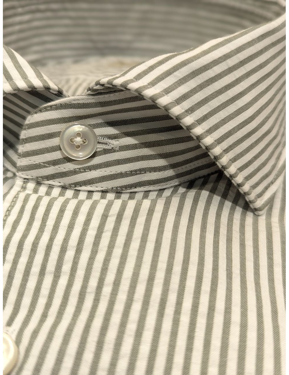 Xacus camisa manga larga rayas verdes