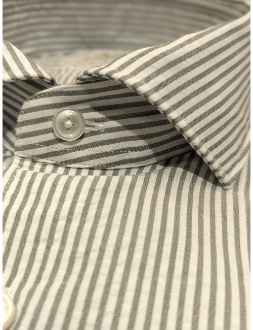 Xacus camisa manga larga rayas verdes