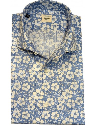 Mazzarelli camisa Green Stone doble estampado | Almirante Seis Madrid