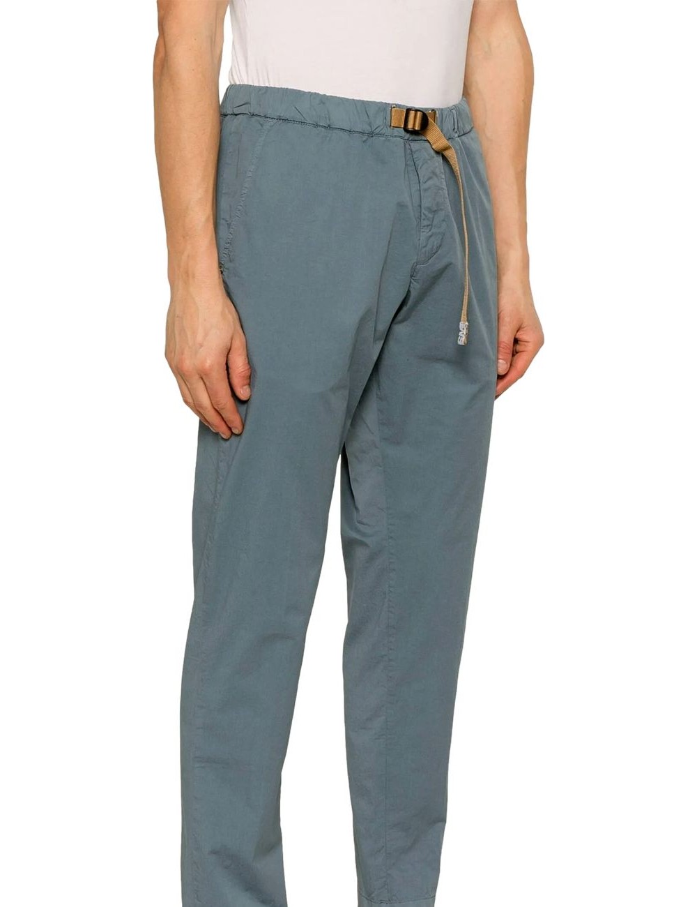 WHITE SAND pantalon Robert slim azul  tomenta algodón | Ego Madrid