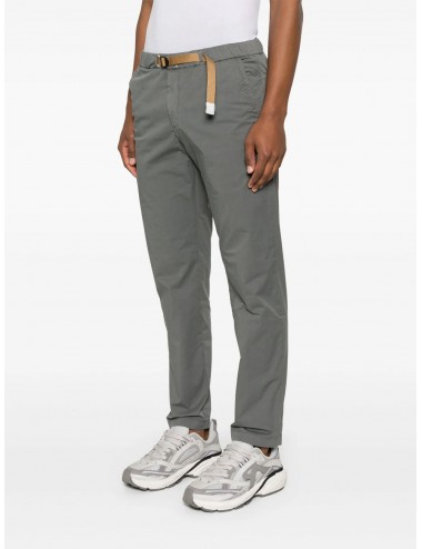 WHITE SAND pantalon Robert slim gris popelín algodón 2