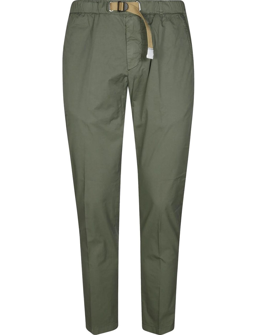 WHITE SAND pantalon Robert slim verde algodón | Ego Madrid