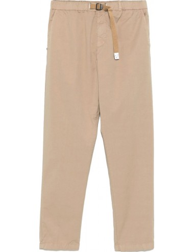 WHITE SAND pantalon Robert slim beige arena popelín de algodón