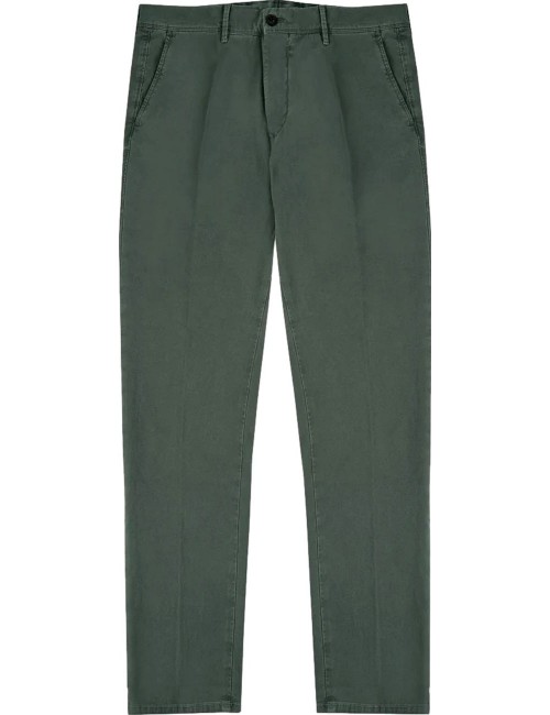 A6 | INCOTEX pantalón slacks averde botella lavado