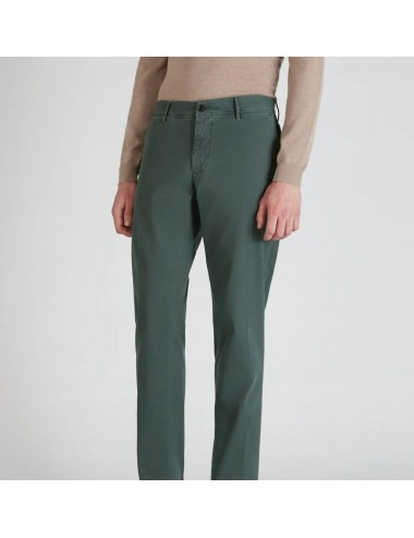 A6 | INCOTEX pantalón slacks averde botella lavado 2