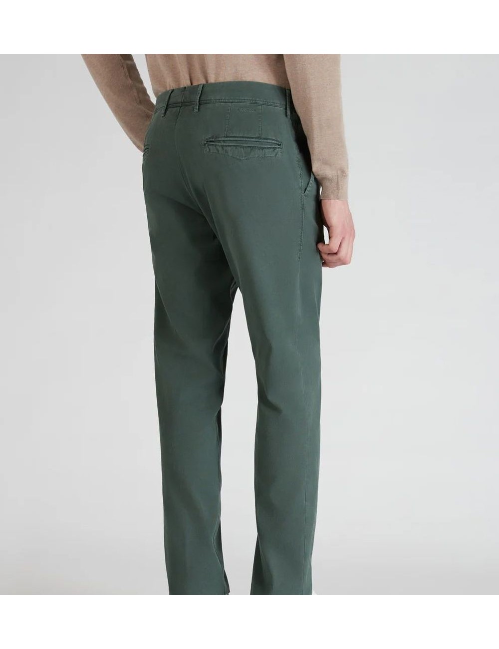 A6 | INCOTEX pantalón slacks averde botella lavado