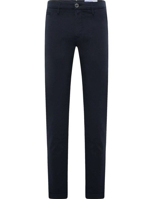 Jacob Cohën pantalon chino Bobby gabardina azul marino