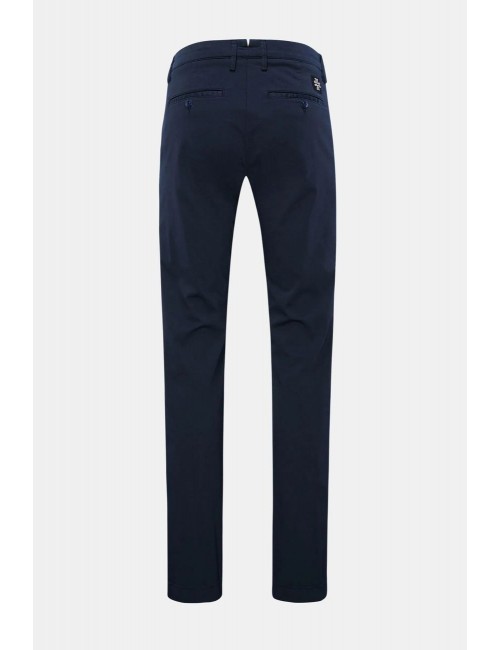 Jacob Cohën pantalon chino Bobby gabardina azul marino
