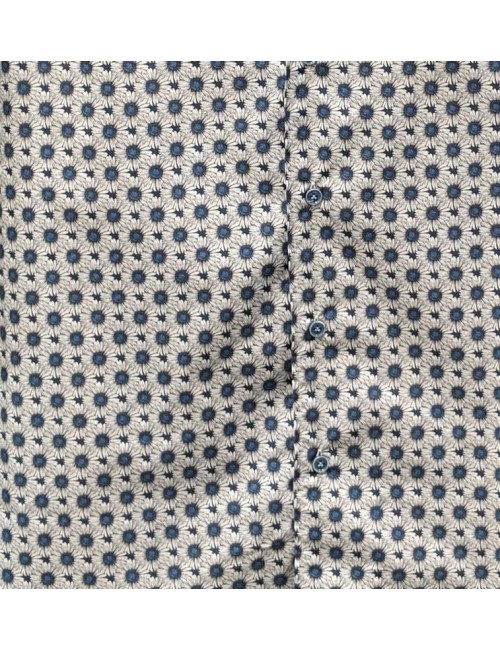 Camisa algodón 100%  Mazzarelli estampado margaritas en Almirante Seis