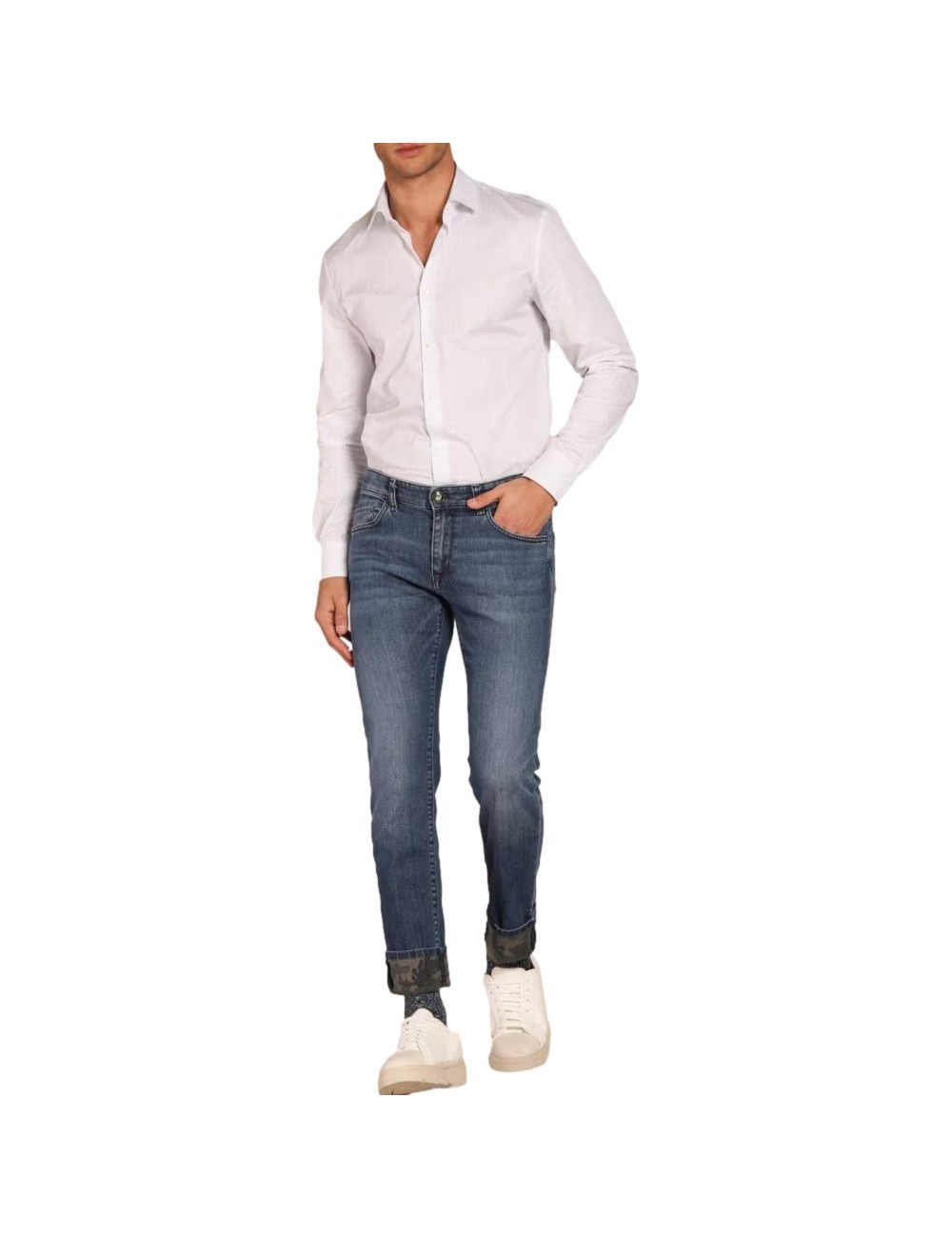 MASON'S vaquero Harris lavado medio estampado camuflaje  Ego Madrid