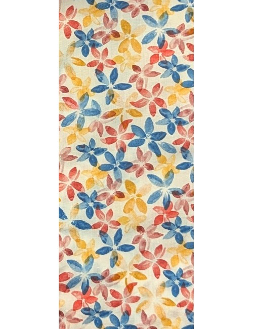 Altemflower camisa fondo blanco estampado flores multicolor | Ego