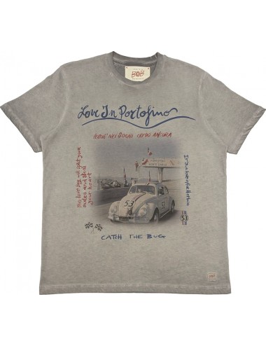 BoB camiseta gris manga corta Love in Portofino