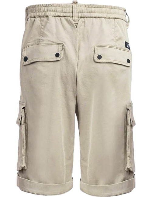 MASON'S Bermudas cargo Chile Athleisure gris piedra claro