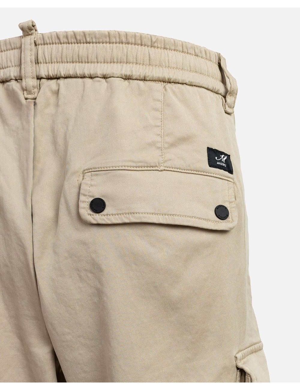 MASON'S Bermudas cargo Chile Athleisure gris piedra claro