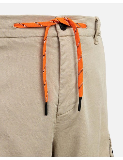 MASON'S Bermudas cargo Chile Athleisure gris piedra claro