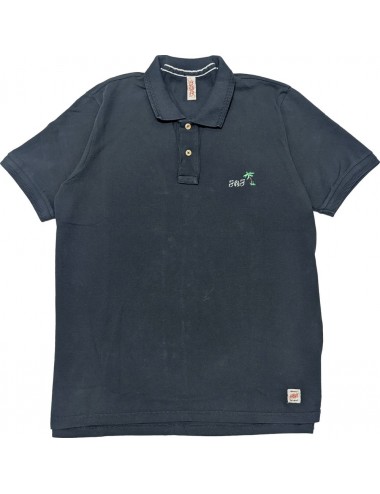 Polo manga corta azul marino pintado de Bob | tienda Ego Madrid