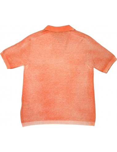 Arovescio polo reversible naranja coral dye air brush | Ego Madrid 2