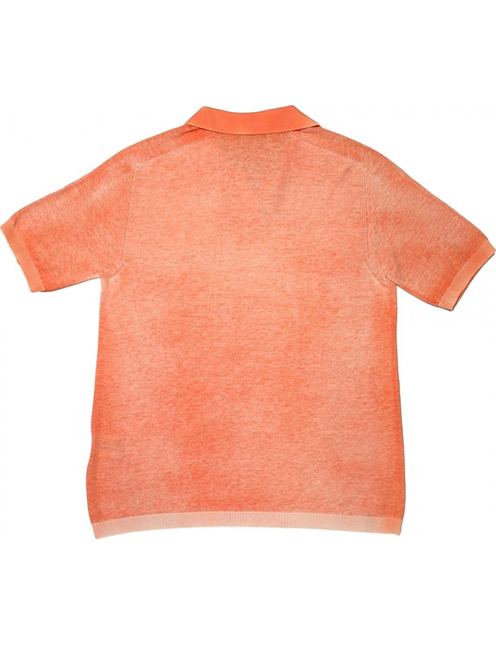 Arovescio polo reversible naranja coral dye air brush | Ego Madrid