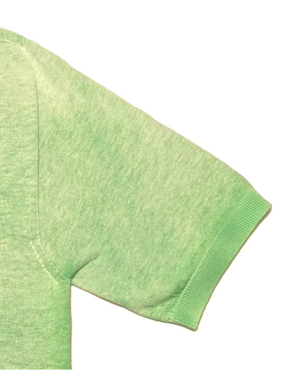 Arovescio polo reversible verde clorofila dye air brush | Ego Madrid