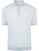 FILIPPO DE LAURENTIIS polo manga corta azul cielo