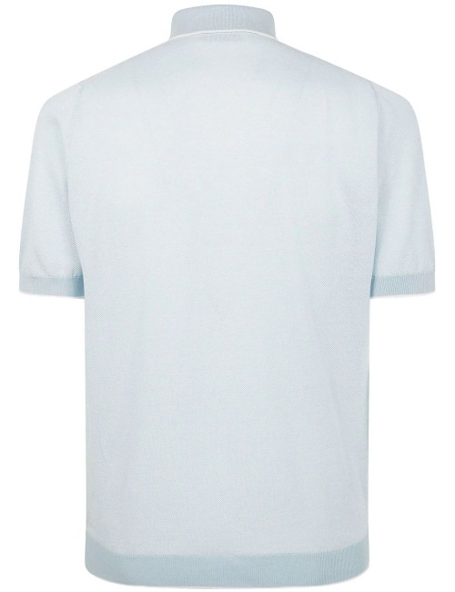 FILIPPO DE LAURENTIIS polo manga corta azul cielo | Ego Madrid